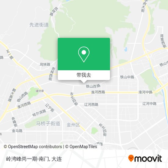 岭湾峰尚一期-南门地图