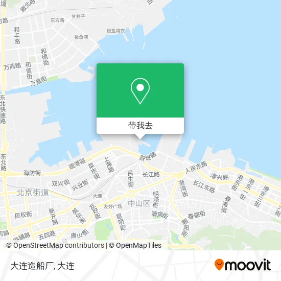 大连造船厂地图