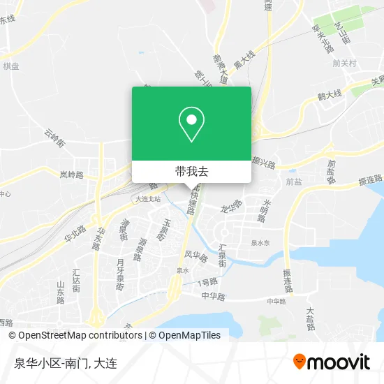 泉华小区-南门地图