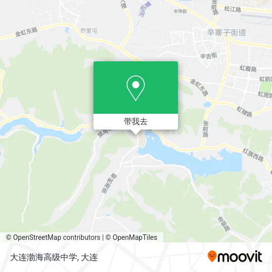 大连渤海高级中学地图