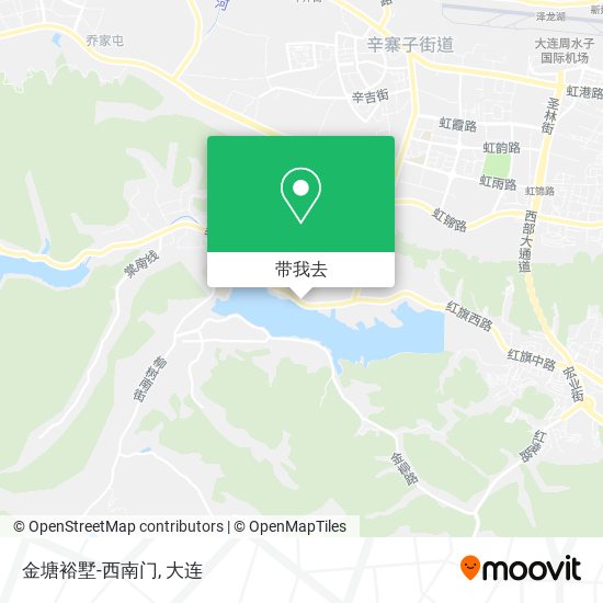 金塘裕墅-西南门地图