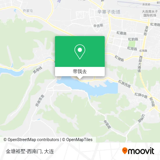 金塘裕墅-西南门地图