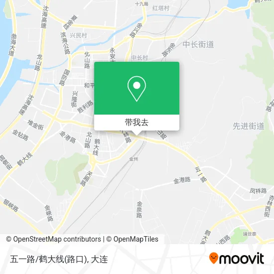 五一路/鹤大线(路口)地图