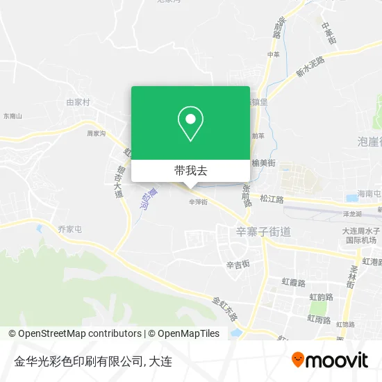金华光彩色印刷有限公司地图