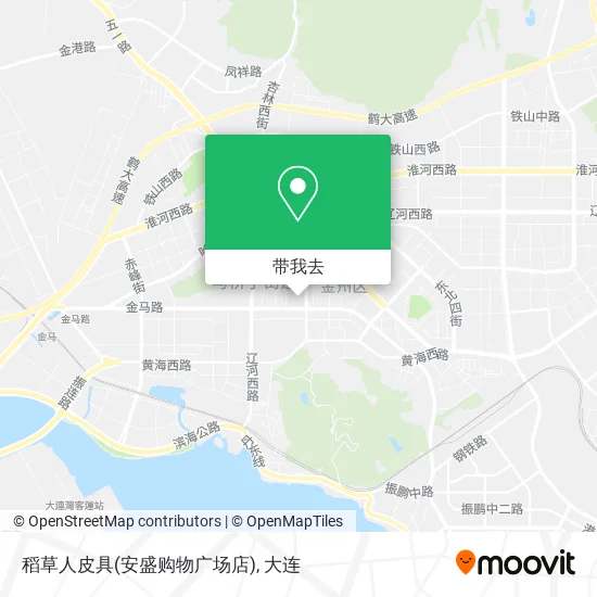 稻草人皮具(安盛购物广场店)地图