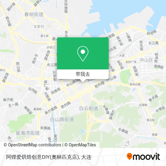 阿狸爱烘焙创意DIY(奧林匹克店)地图