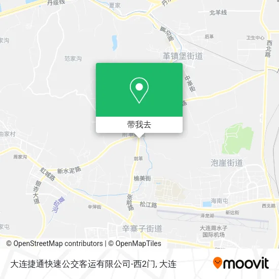 大连捷通快速公交客运有限公司-西2门地图