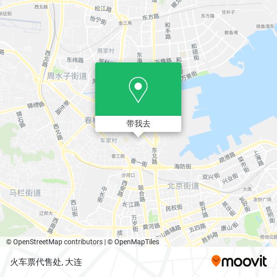 火车票代售处地图