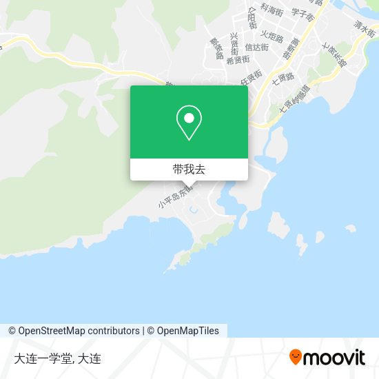 大连一学堂地图