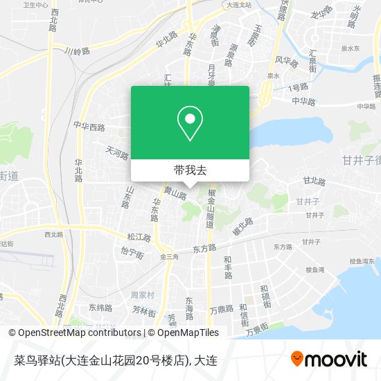 菜鸟驿站(大连金山花园20号楼店)地图