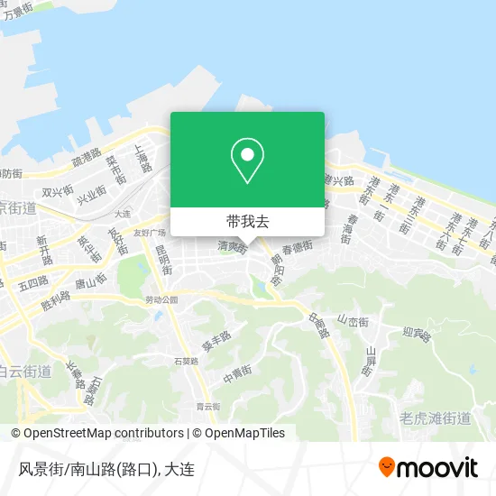风景街/南山路(路口)地图