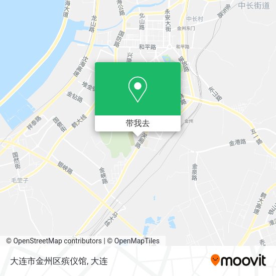 大连市金州区殡仪馆地图