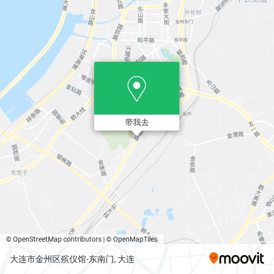 大连市金州区殡仪馆-东南门地图