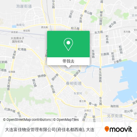 大连富佳物业管理有限公司(府佳名都西南)地图