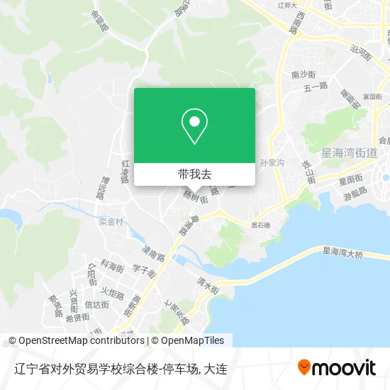 辽宁省对外贸易学校综合楼-停车场地图
