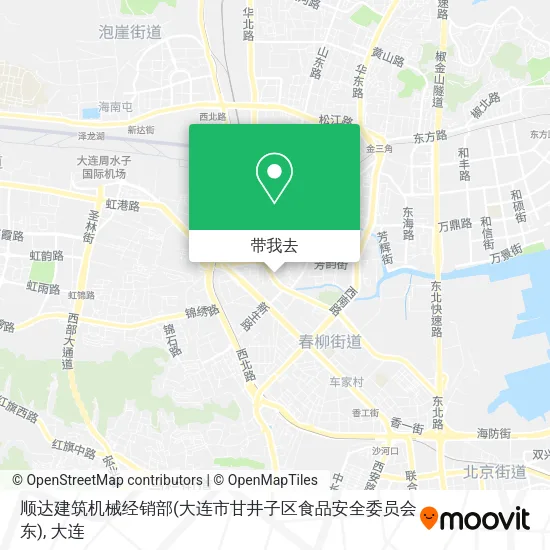 顺达建筑机械经销部(大连市甘井子区食品安全委员会东)地图