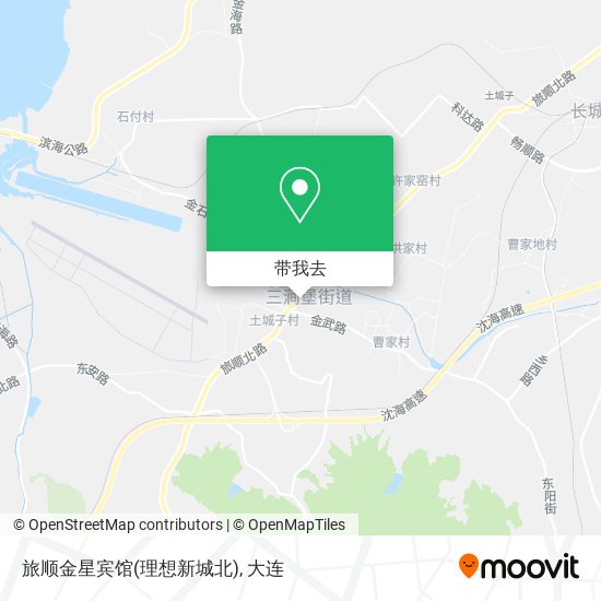 旅顺金星宾馆(理想新城北)地图