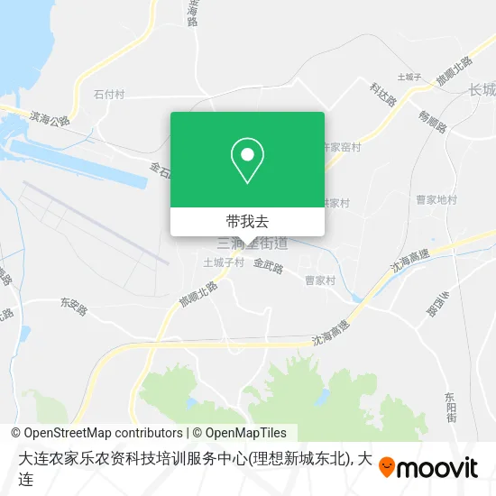 大连农家乐农资科技培训服务中心(理想新城东北)地图