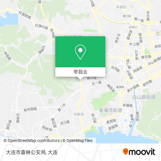大连市森林公安局地图