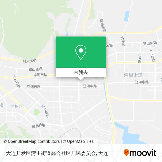 大连开发区湾里街道高合社区居民委员会地图