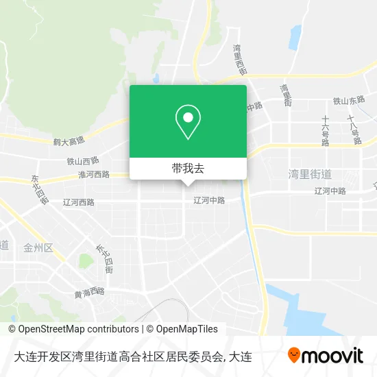 大连开发区湾里街道高合社区居民委员会地图