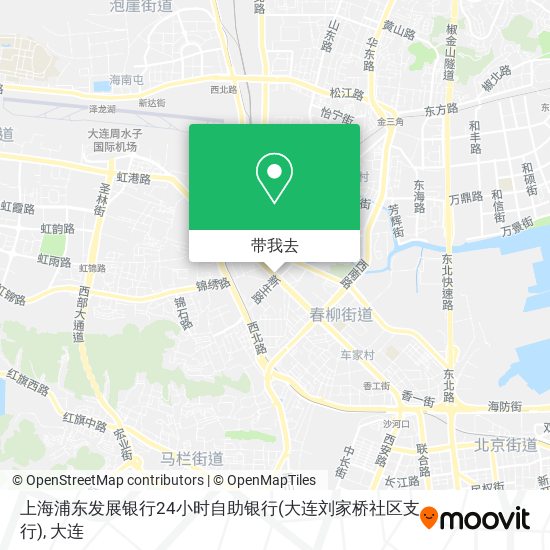 上海浦东发展银行24小时自助银行(大连刘家桥社区支行)地图
