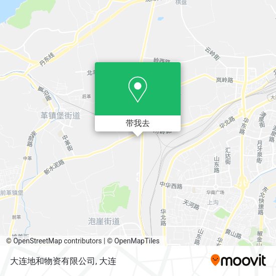 大连地和物资有限公司地图