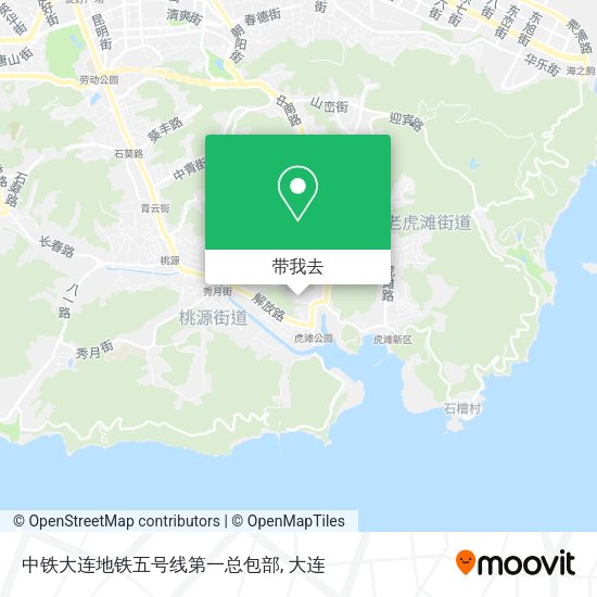 中铁大连地铁五号线第一总包部地图