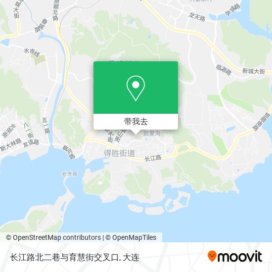 长江路北二巷与育慧街交叉口地图