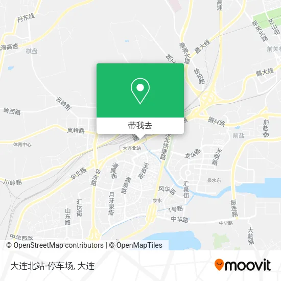 大连北站-停车场地图