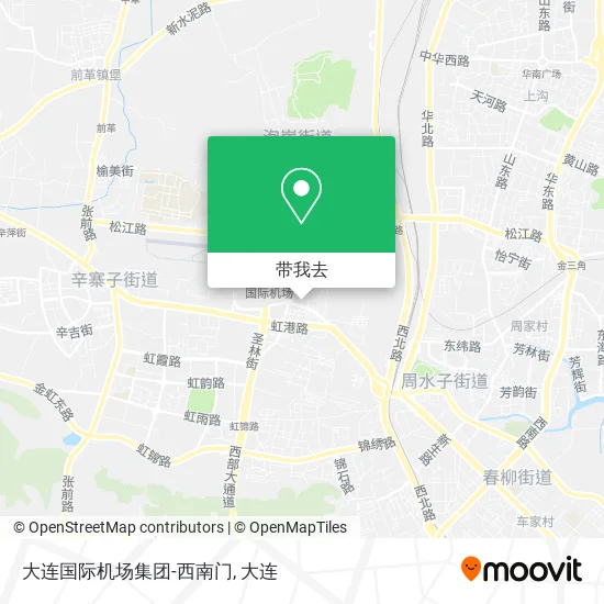 大连国际机场集团-西南门地图