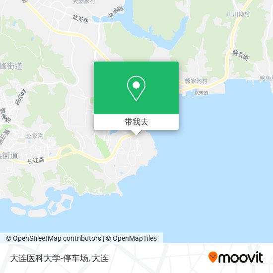 大连医科大学-停车场地图