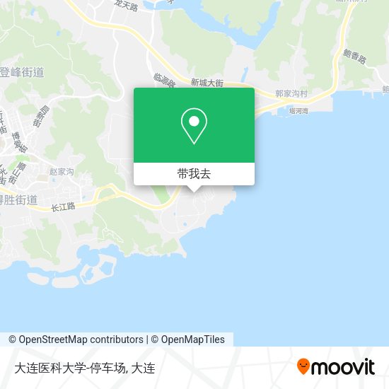 大连医科大学-停车场地图