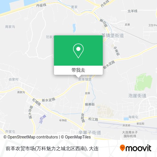前革农贸市场(万科魅力之城北区西南)地图