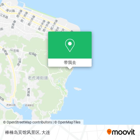 棒棰岛宾馆风景区地图