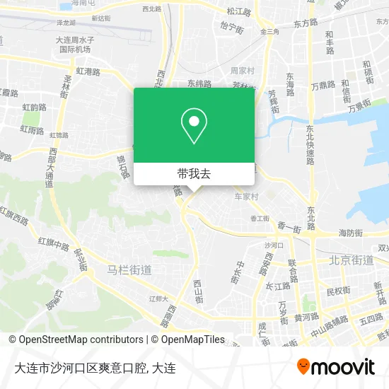 大连市沙河口区爽意口腔地图