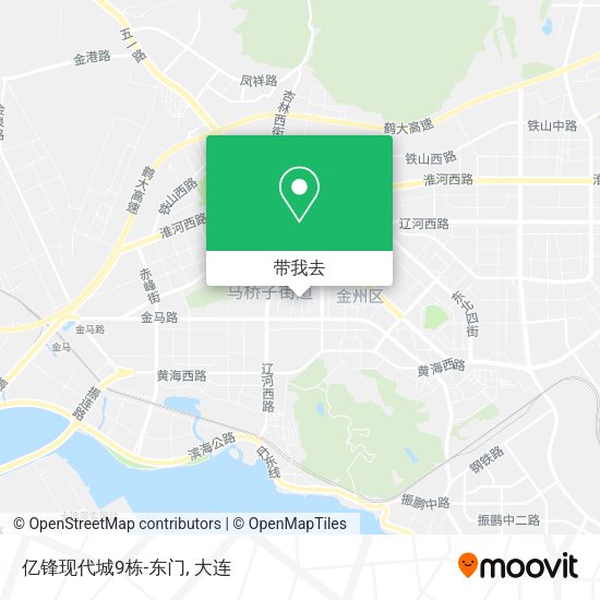 亿锋现代城9栋-东门地图