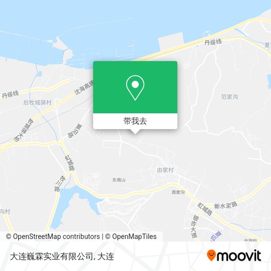 大连巍霖实业有限公司地图