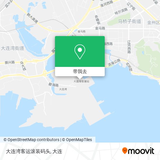 大连湾客运滚装码头地图