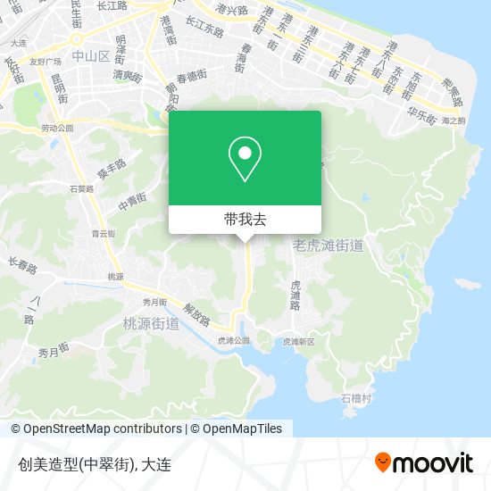 创美造型(中翠街)地图