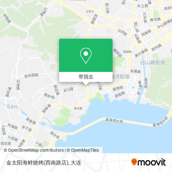金太阳海鲜烧烤(西南路店)地图