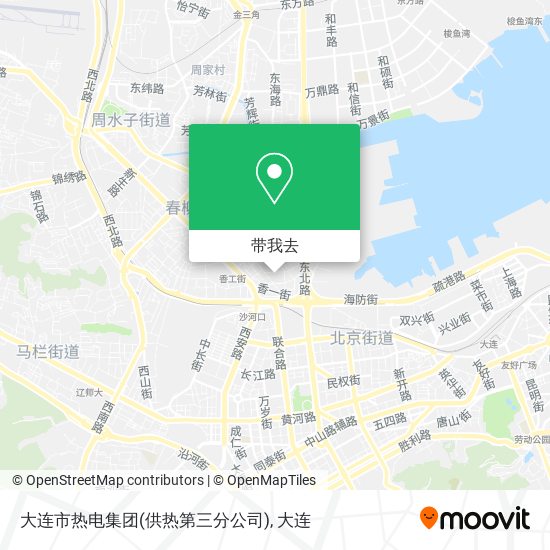 大连市热电集团(供热第三分公司)地图