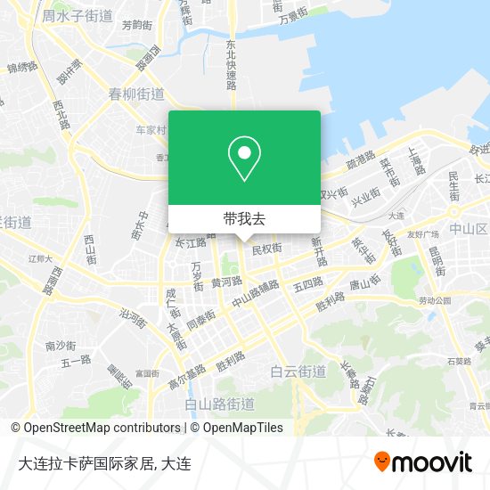 大连拉卡萨国际家居地图