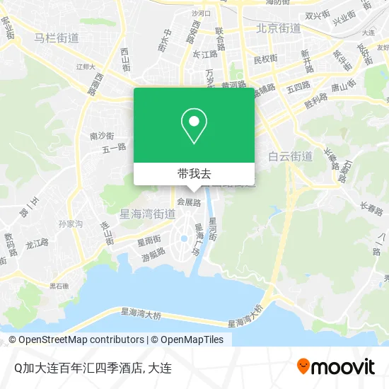 Q加大连百年汇四季酒店地图