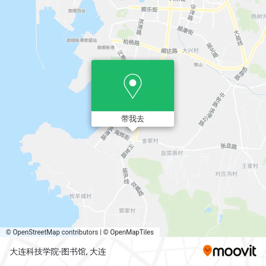 大连科技学院-图书馆地图
