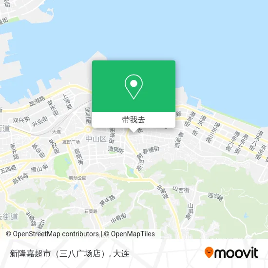 新隆嘉超市（三八广场店）地图