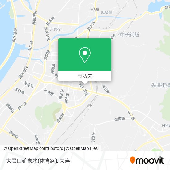 大黑山矿泉水(体育路)地图
