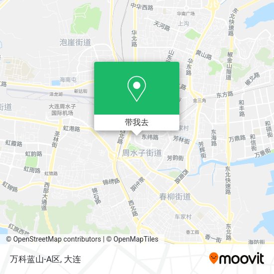 万科蓝山-A区地图