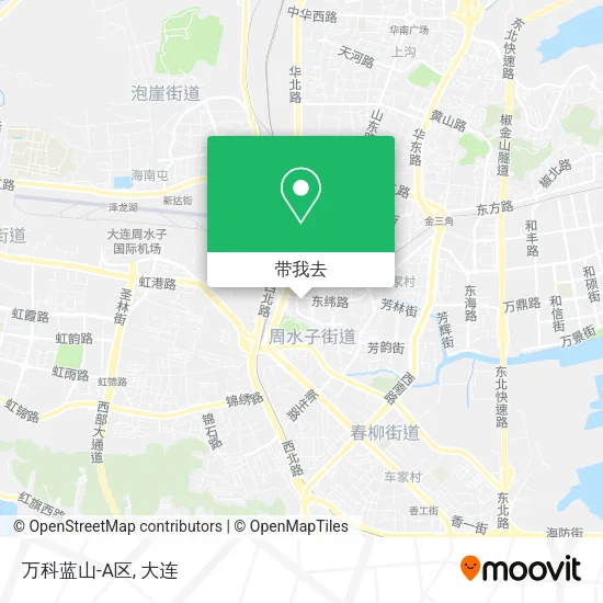 万科蓝山-A区地图