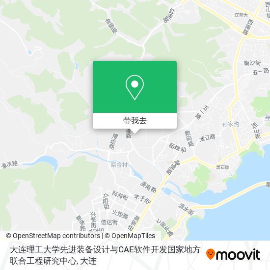 大连理工大学先进装备设计与CAE软件开发国家地方联合工程研究中心地图
